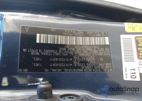 2019 Toyota Sienna Le 8 Passenger z USA, uszkodzony, nr VIN 5TDKZ3DC6KS970505